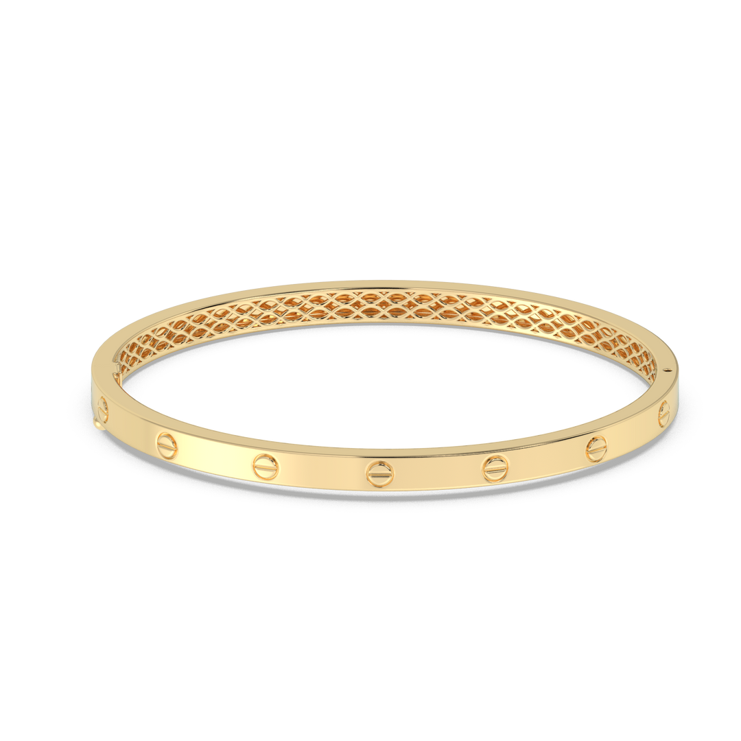 9K Gold Ianthe Bangle