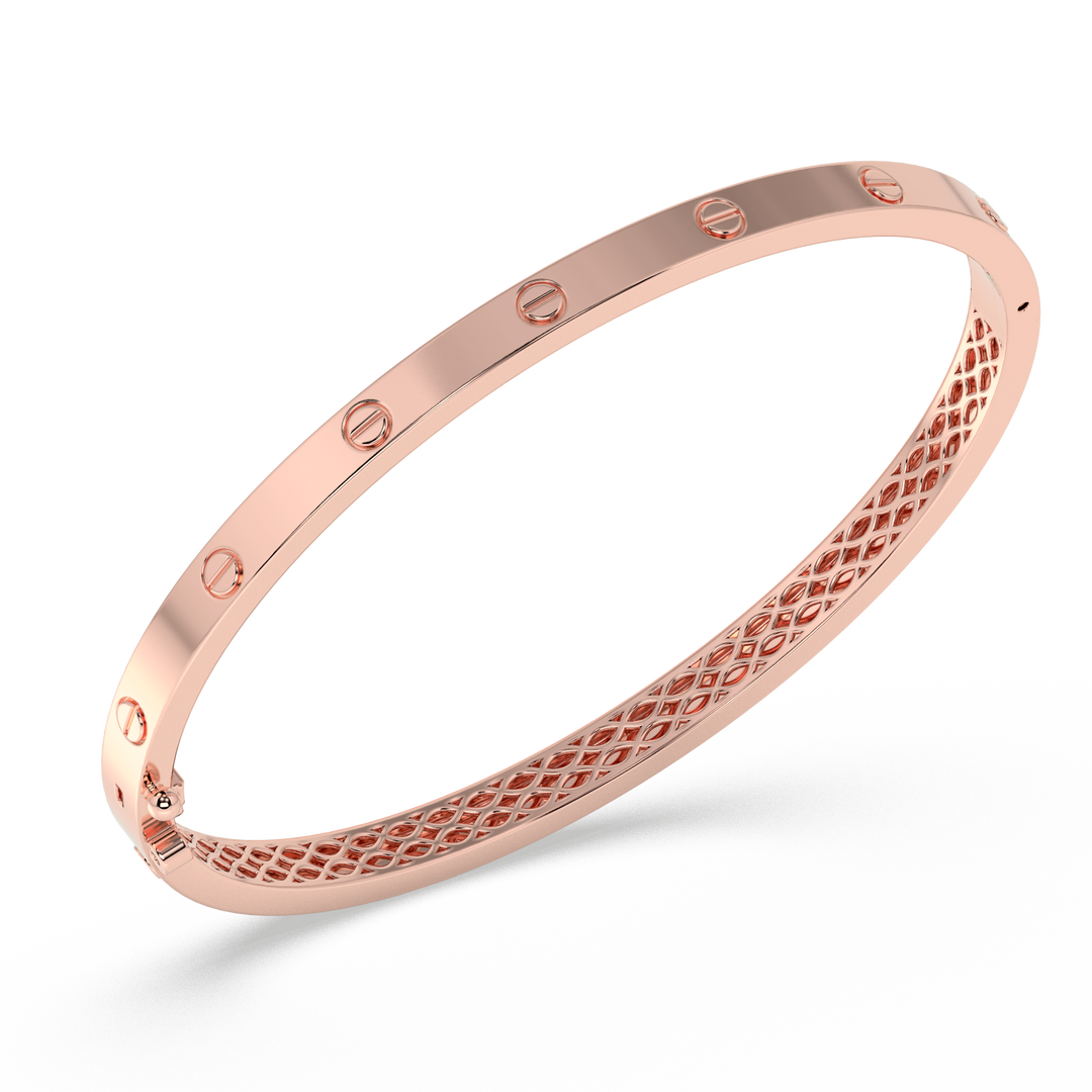 9K Gold Ianthe Bangle