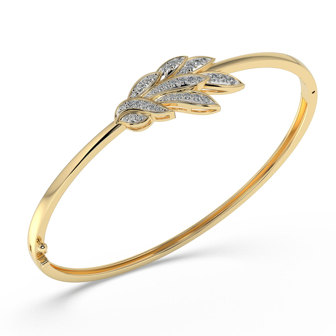 9K Gold Ottilie Bangle