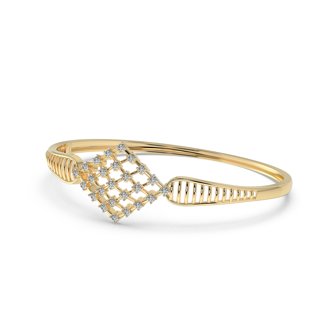 9K Gold Oriana Bangle