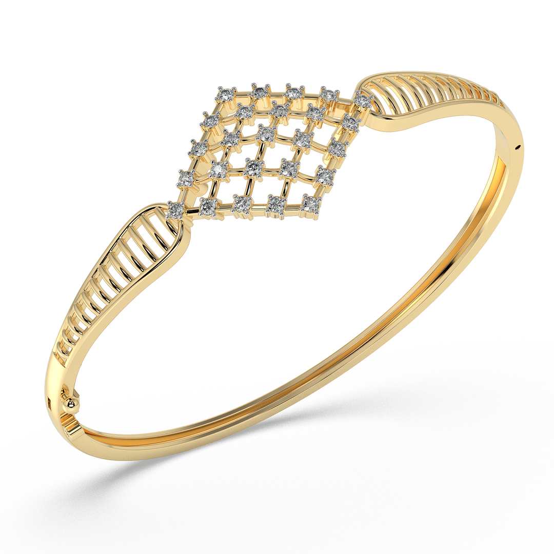9K Gold Oriana Bangle