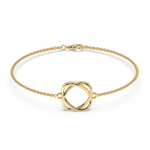 Load image into Gallery viewer, 9K Gold Lotus Bracelet
