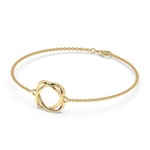 Load image into Gallery viewer, 9K Gold Lotus Bracelet
