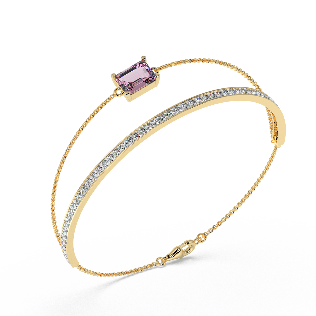 9K Gold Fiorella Bangle