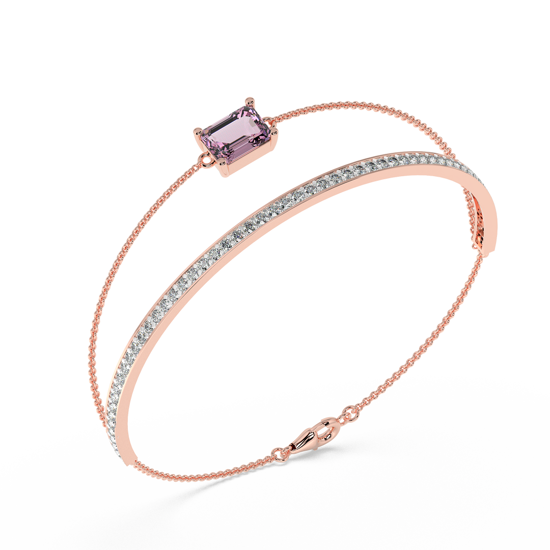 9K Gold Fiorella Bangle
