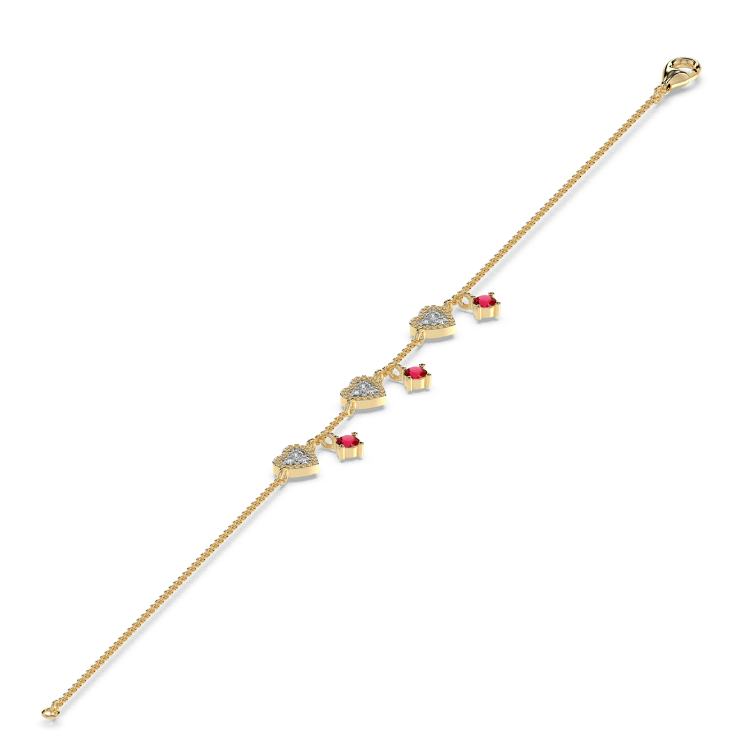 9K Gold Mimosa Bracelet