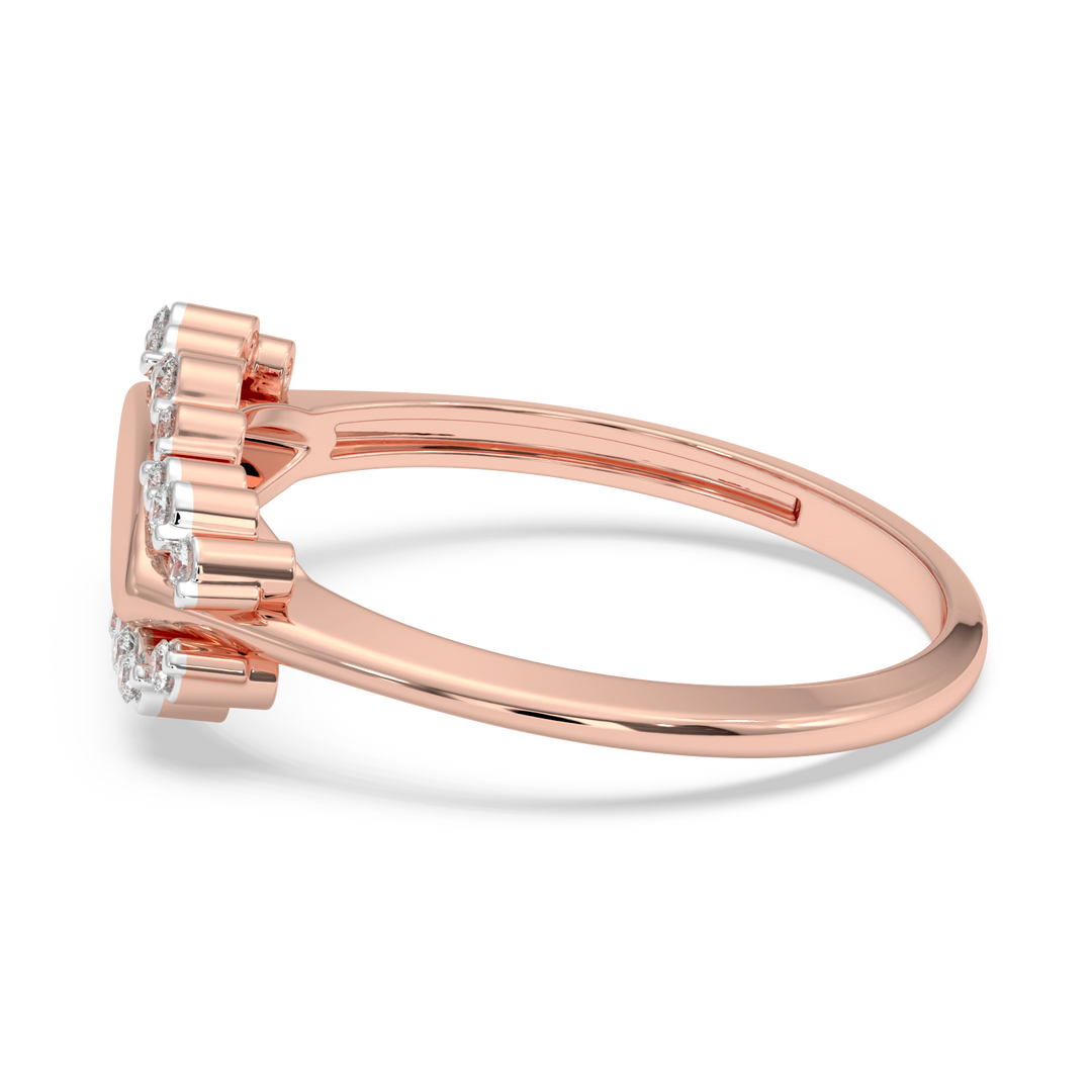 9K Gold Dahlia Ring