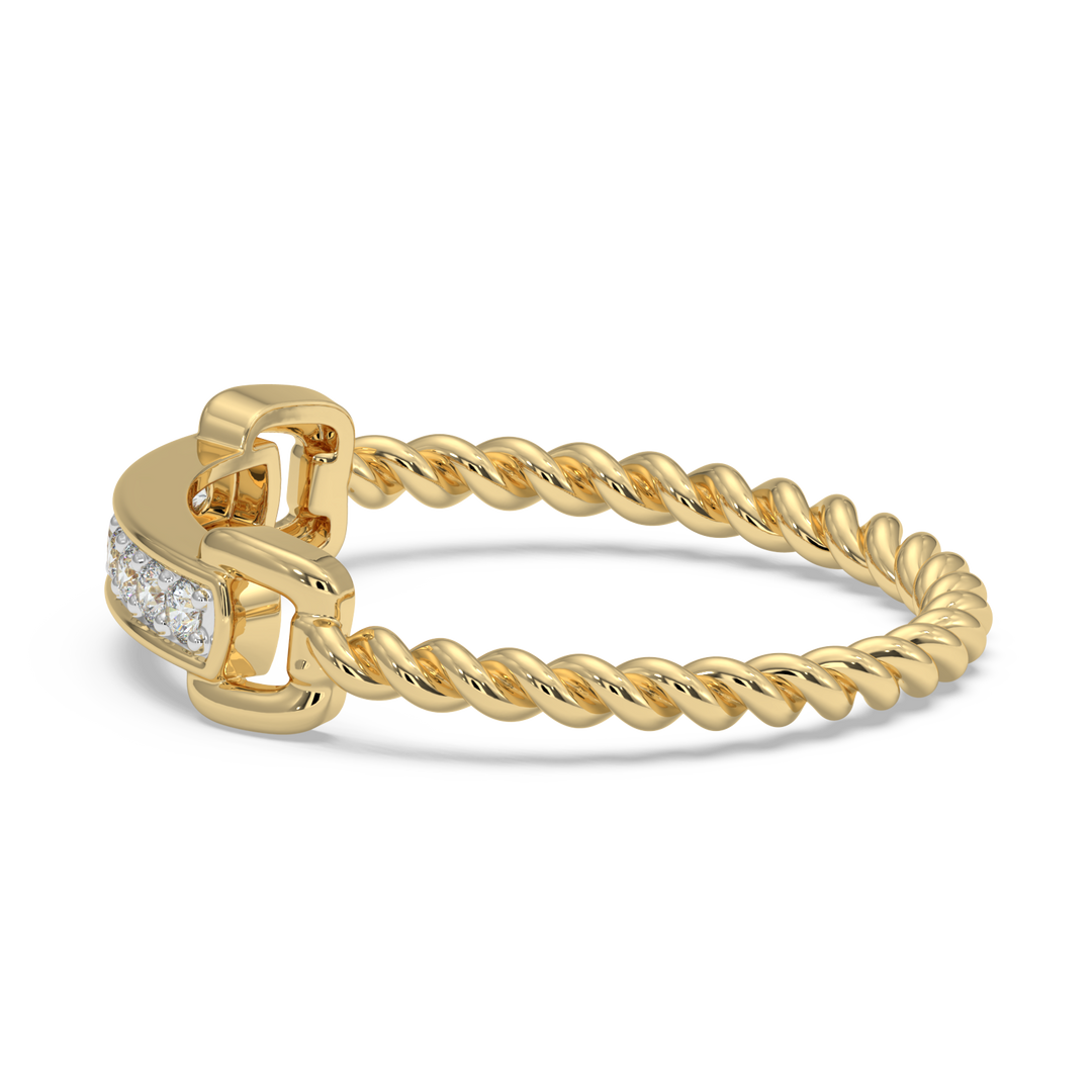 9K Gold Jasmine Ring