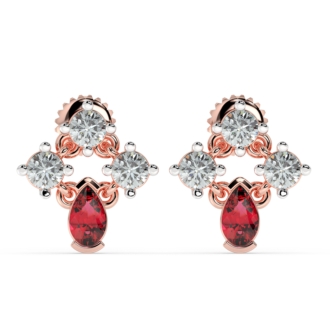 9K Gold Jessamine Earrings