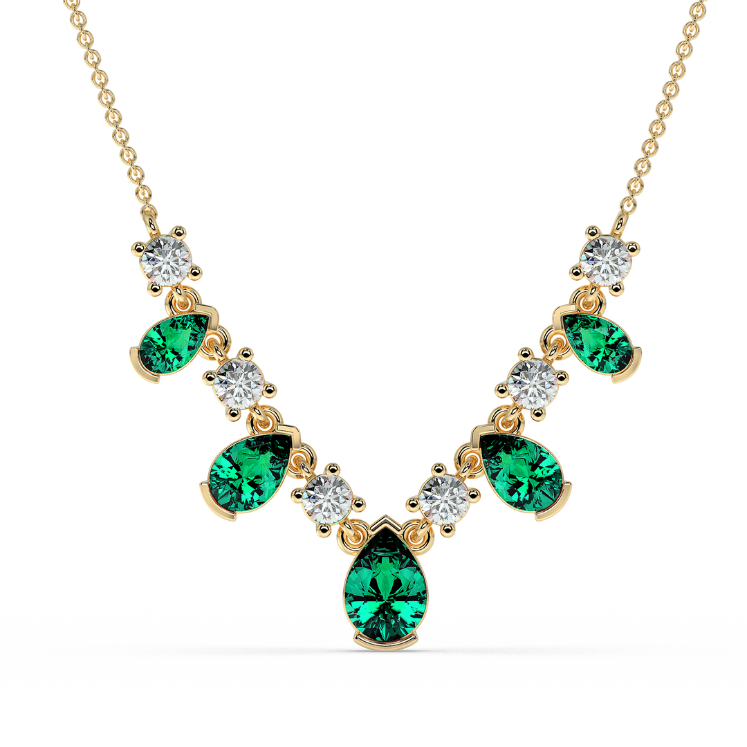 9K Gold Paloma Necklace