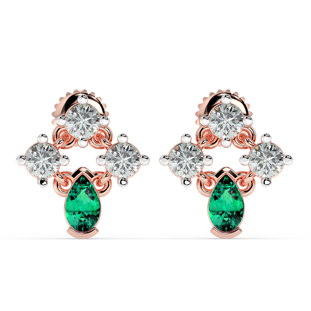 9K Gold Jessamine Earrings