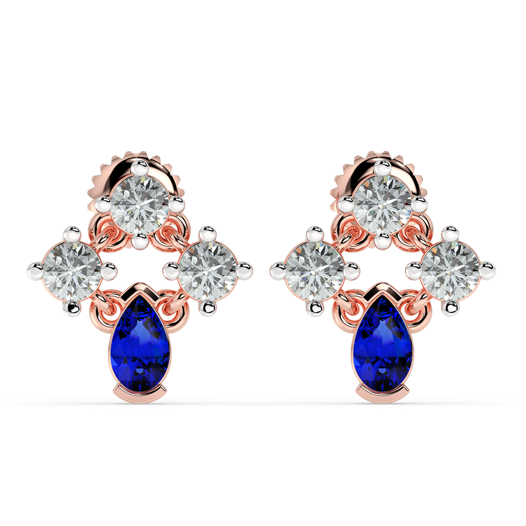 9K Gold Jessamine Earrings
