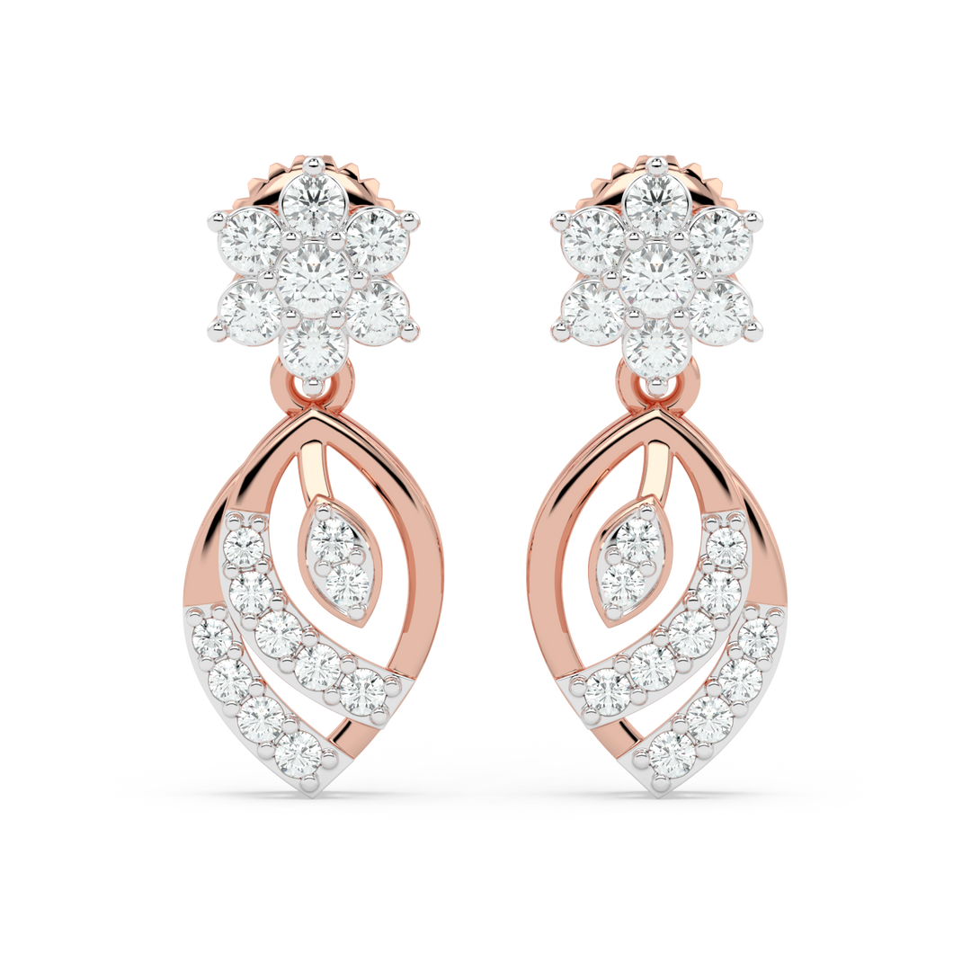 9K Gold Wren Earrings