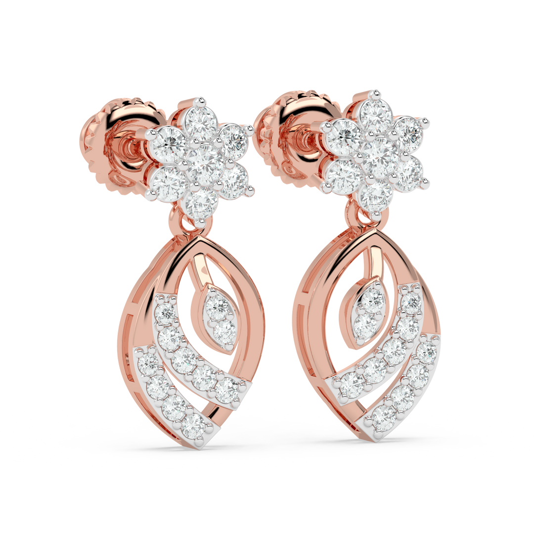 9K Gold Wren Earrings