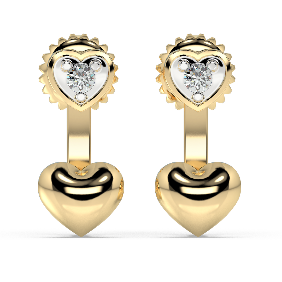 9K Gold Viola Earrings