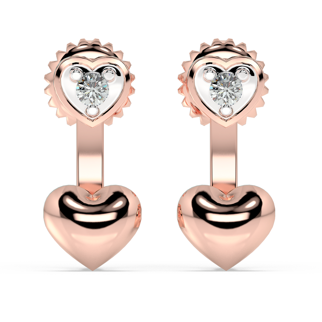 9K Gold Viola Earrings