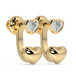 Load image into Gallery viewer, 9K Gold Viola Earrings

