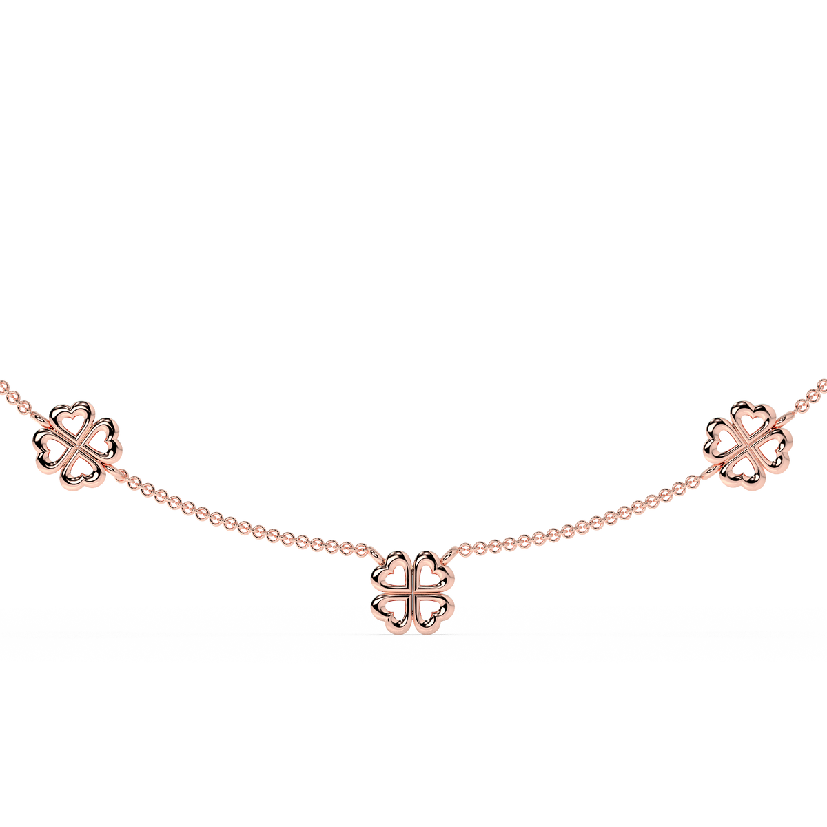 9k gold maya necklace