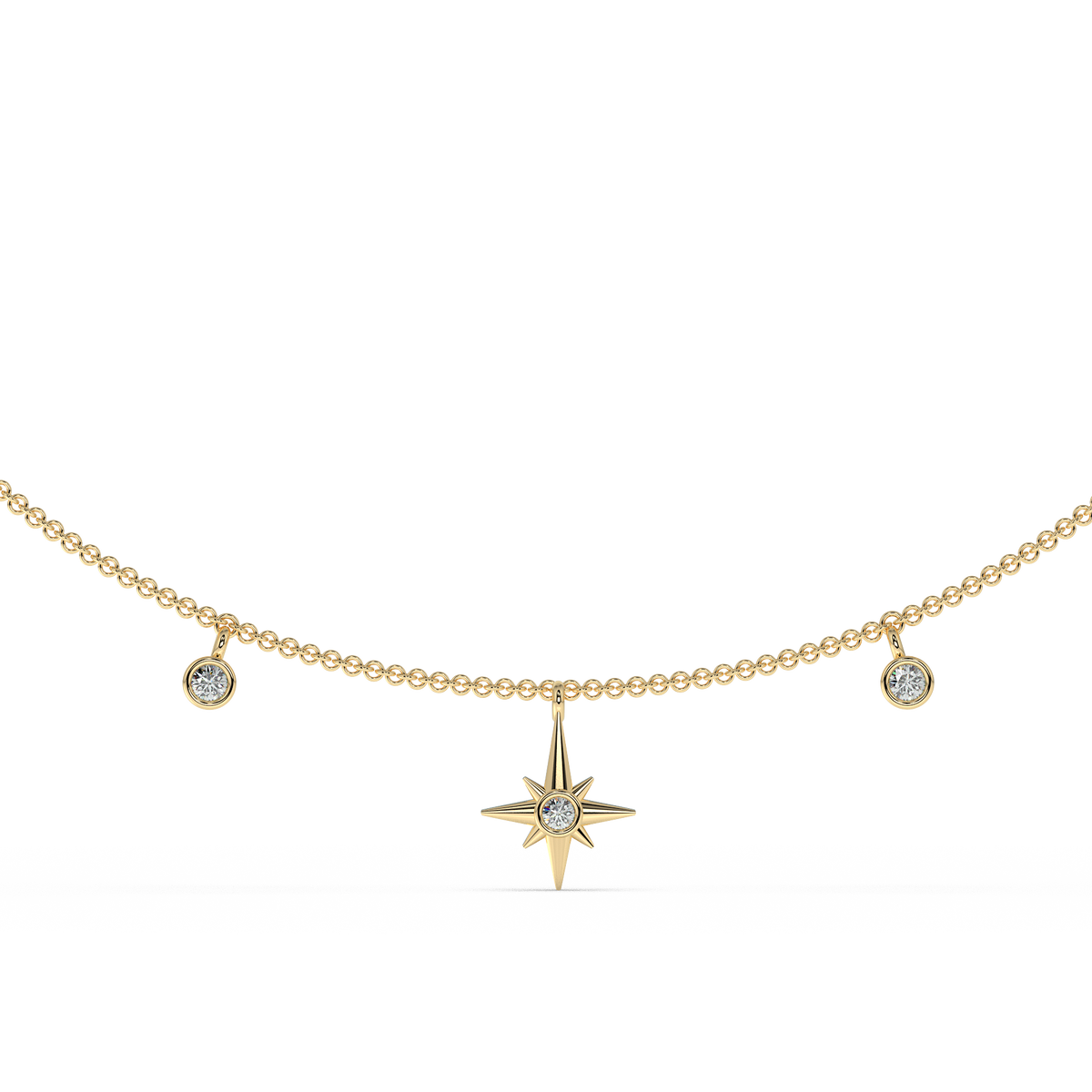 9k gold petra necklace