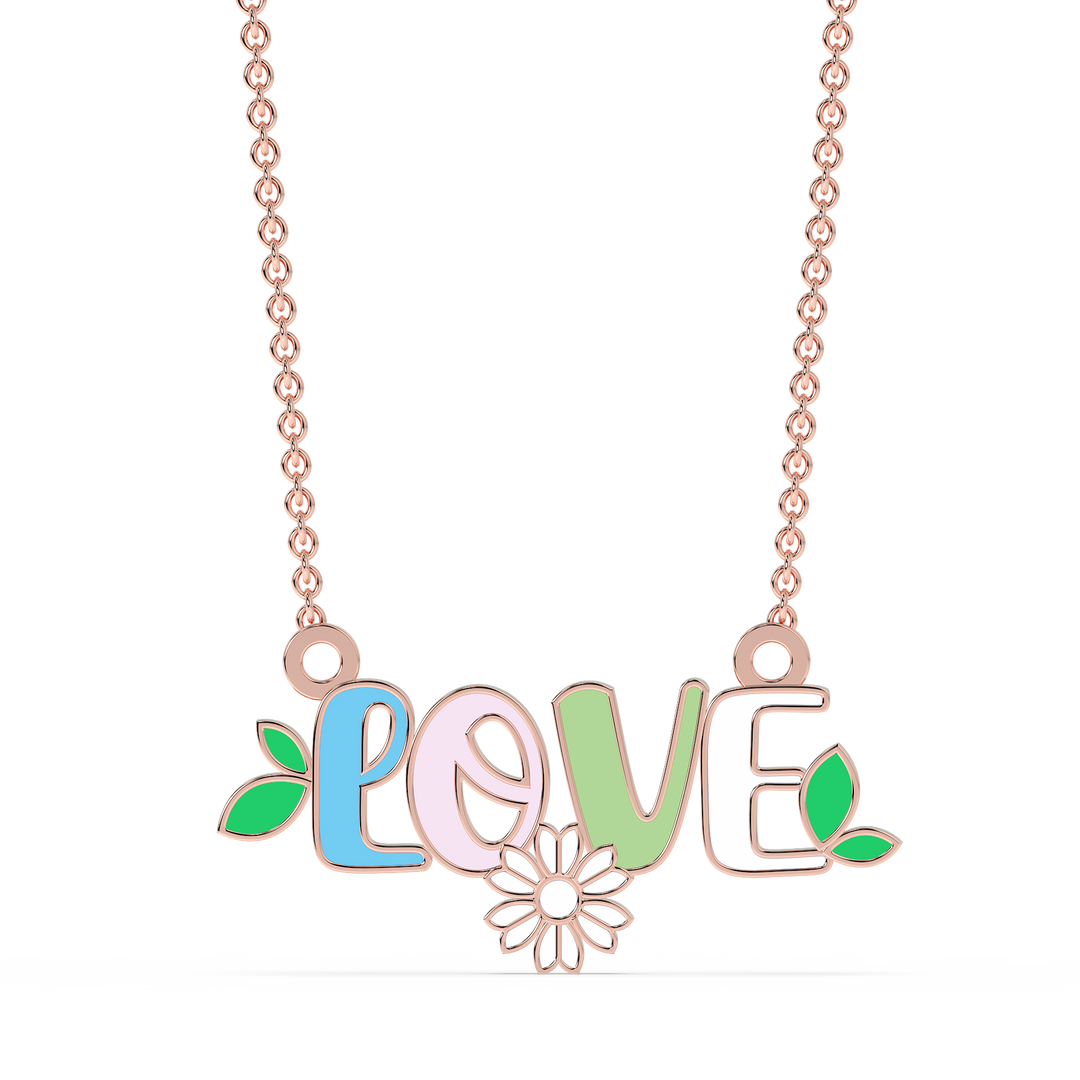 9K Gold Kids Laurel Necklace