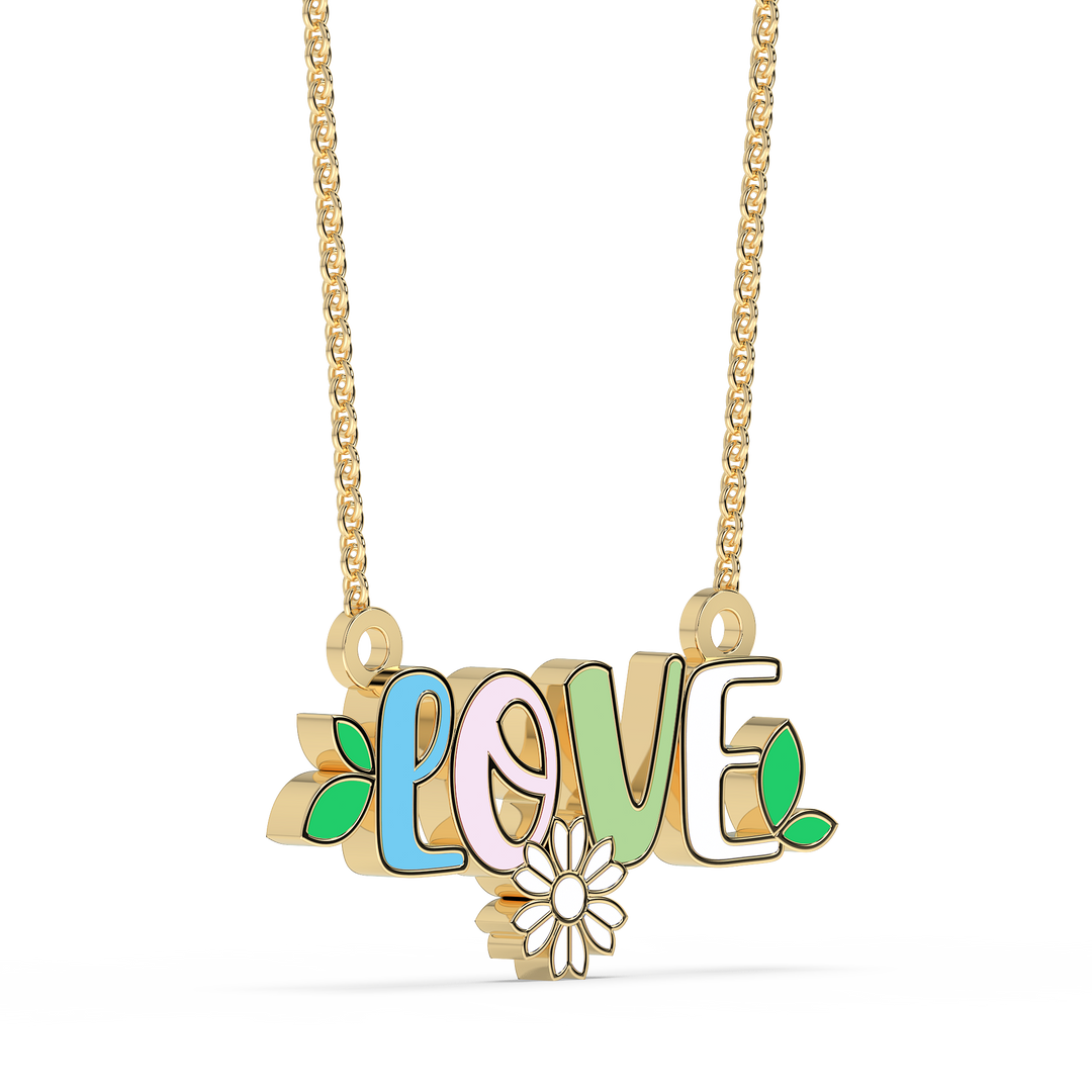 9K Gold Kids Laurel Necklace