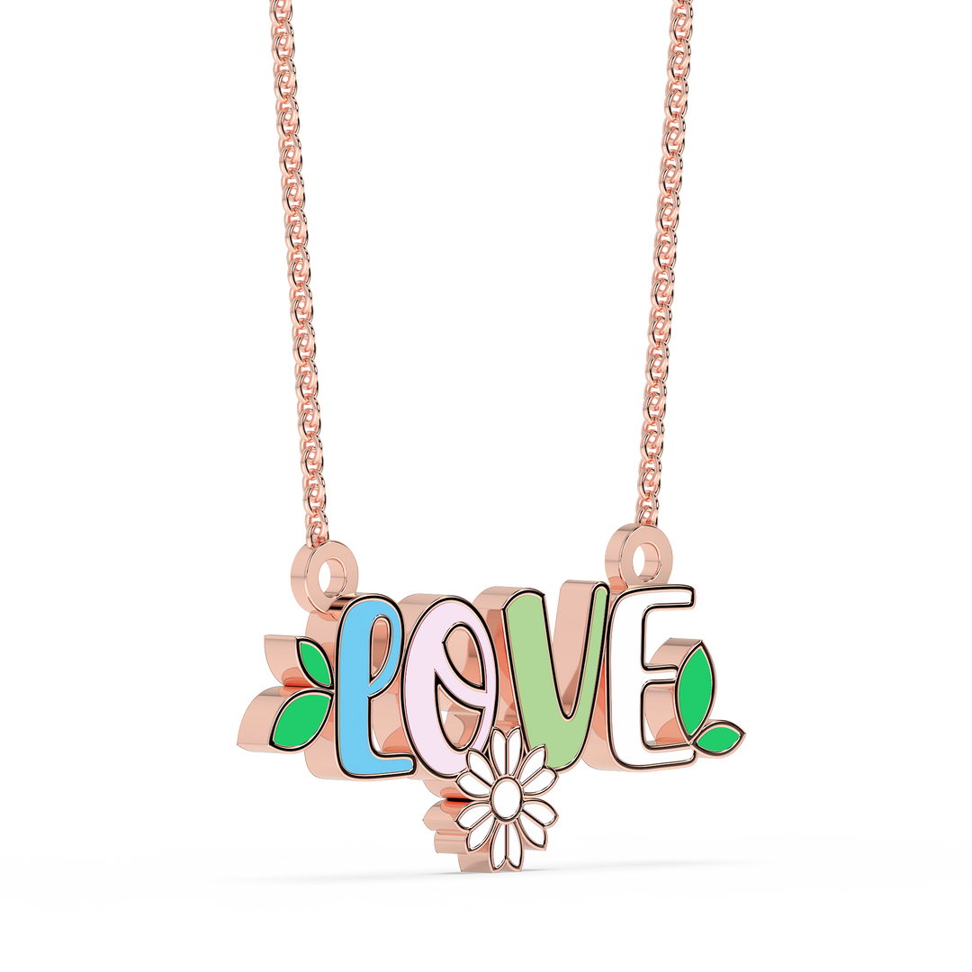 9K Gold Kids Laurel Necklace
