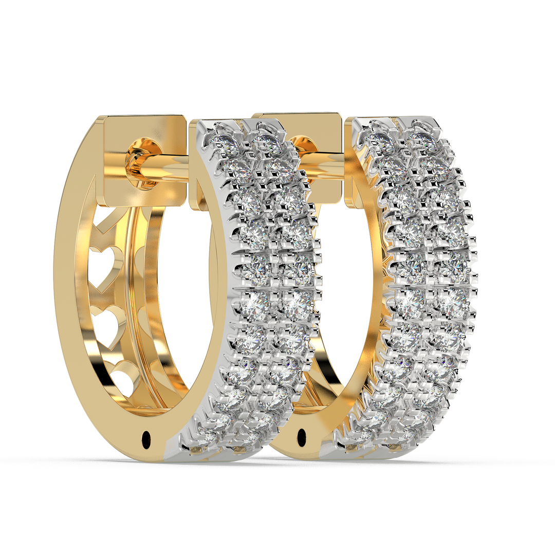 9K Gold Aaliyah Earrings