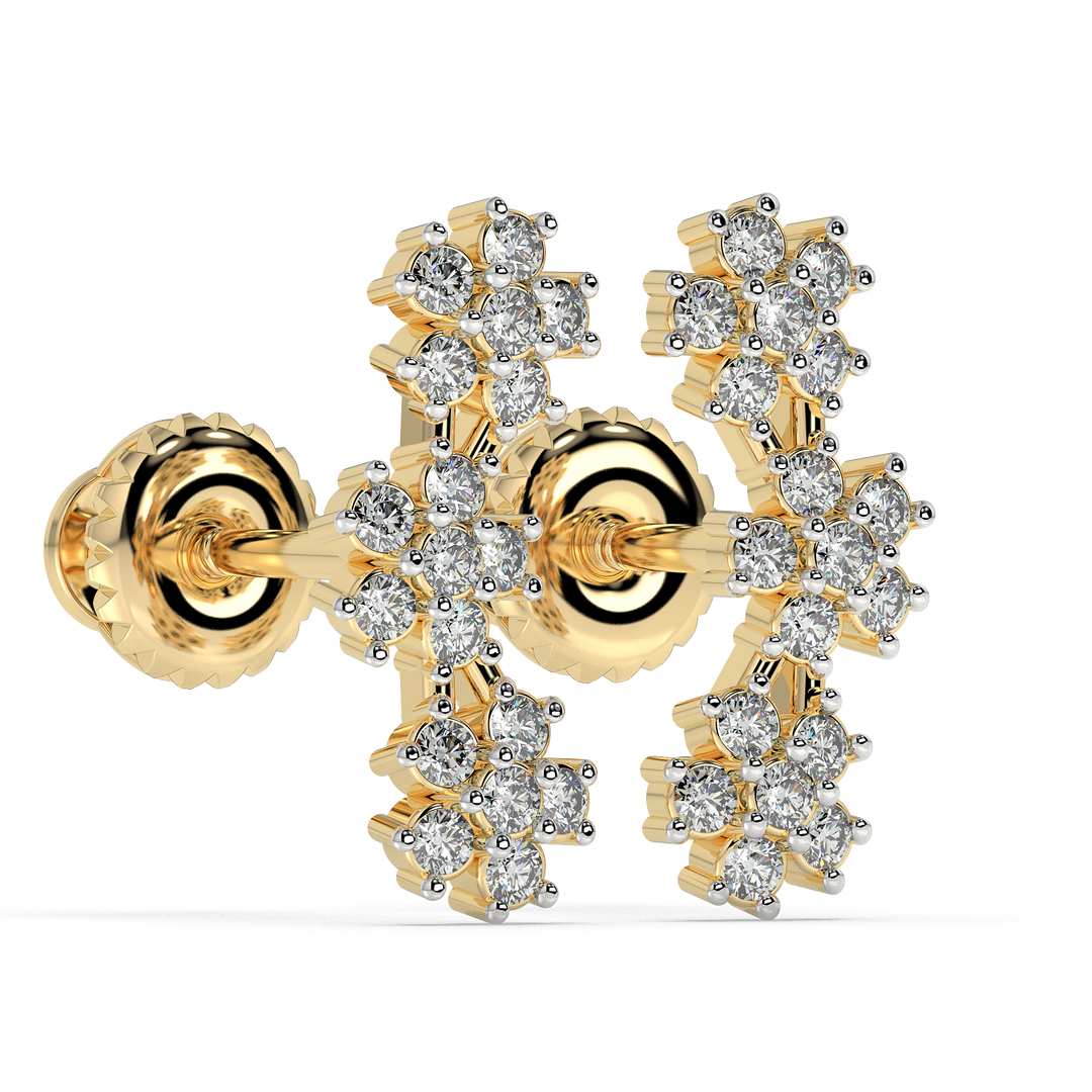 9K Gold Nadia Earrings