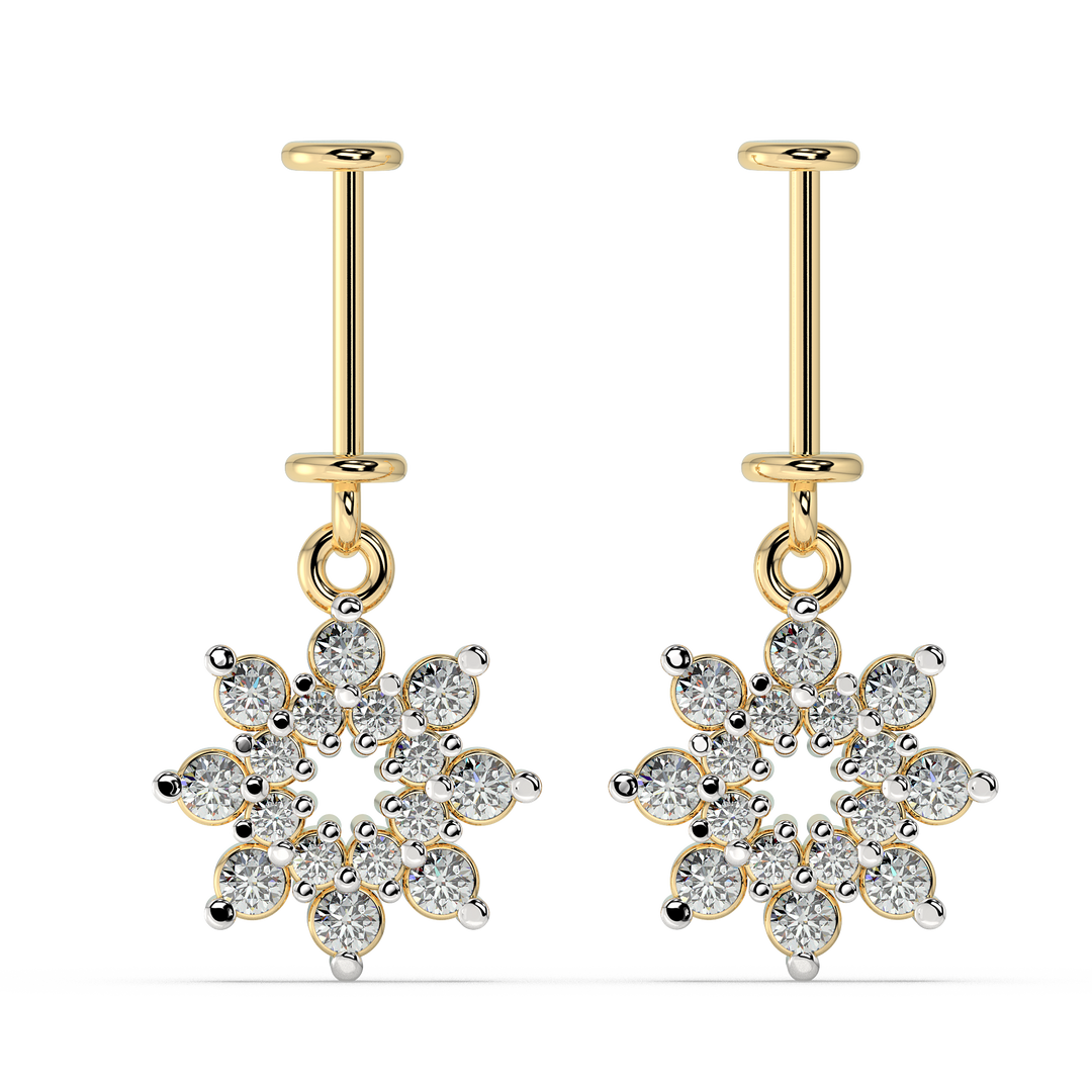 9K Gold Lark Earrings