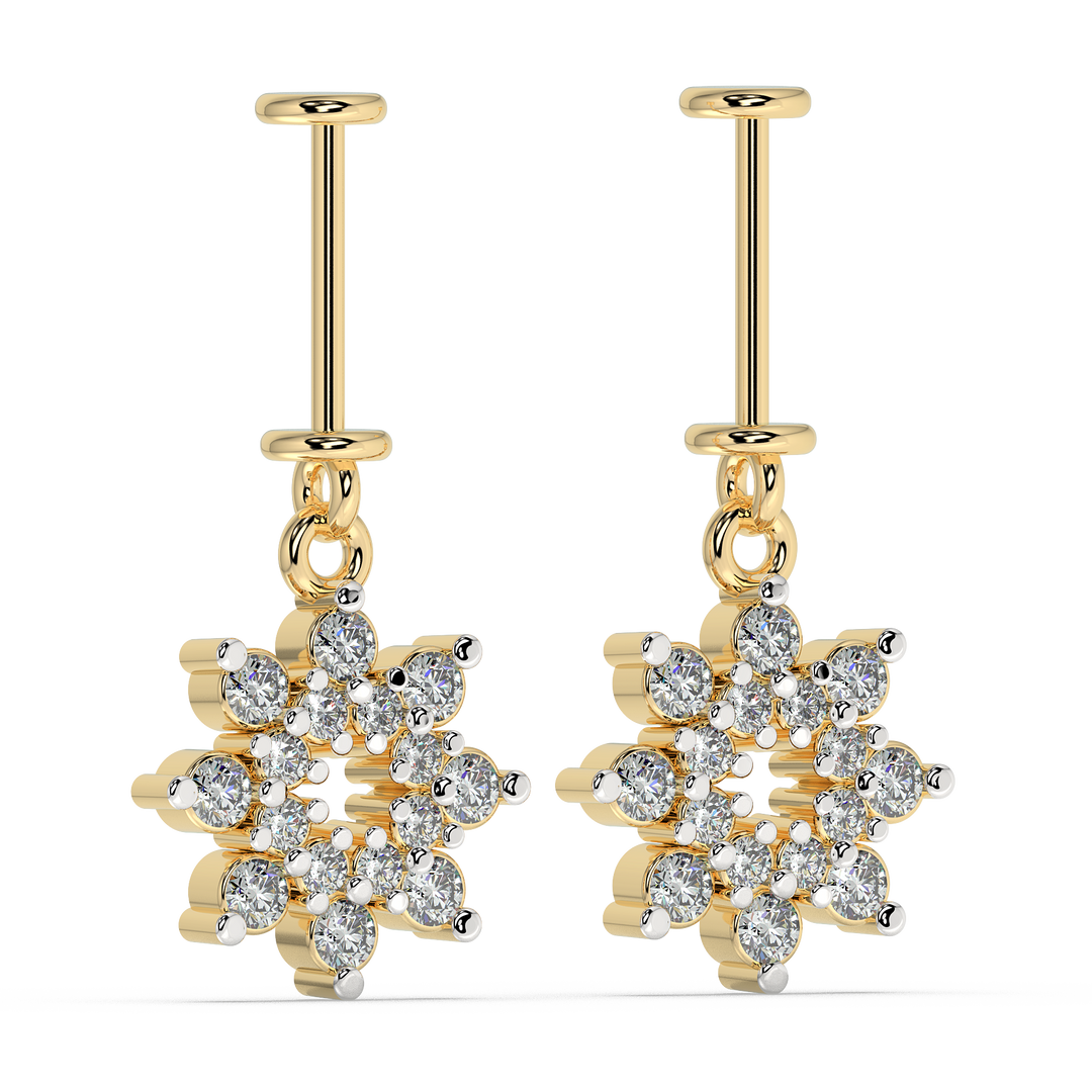 9K Gold Lark Earrings