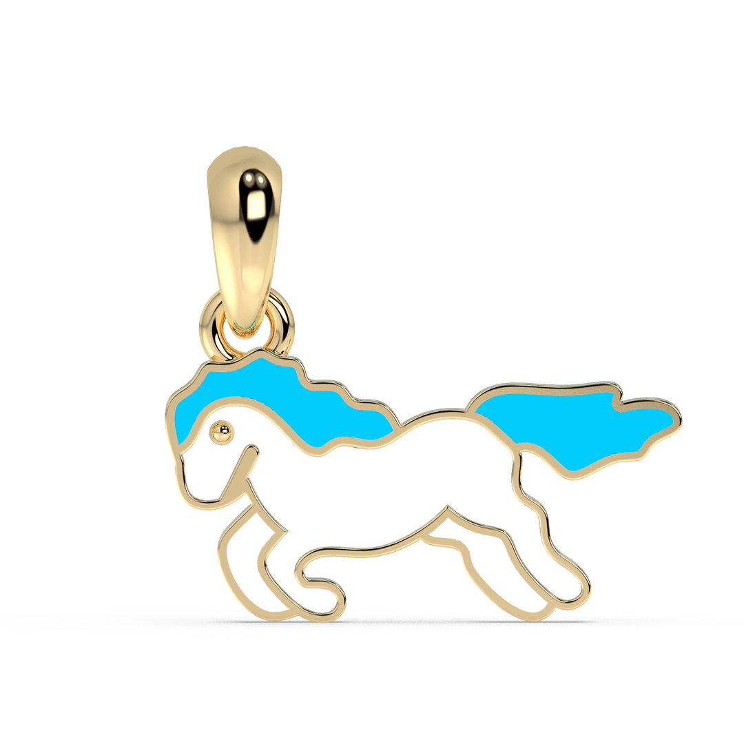 9K Gold Patience Pendant