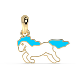 Load image into Gallery viewer, 9K Gold Patience Pendant
