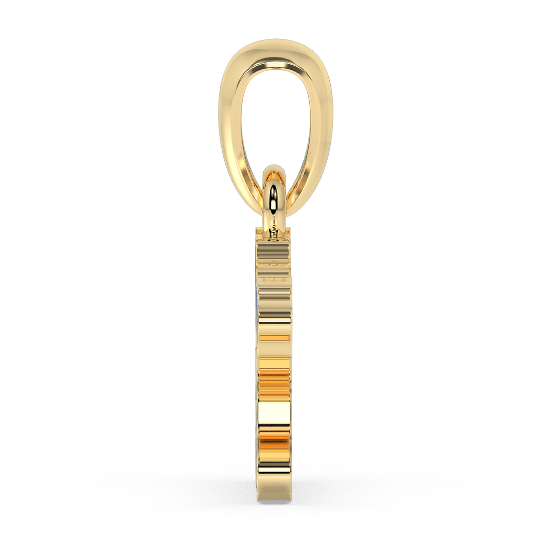 9K Gold Patience Pendant