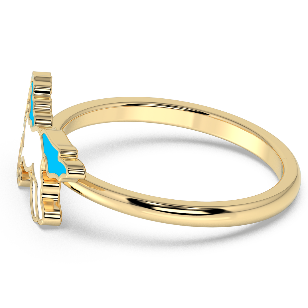 9K Gold Celeste Ring