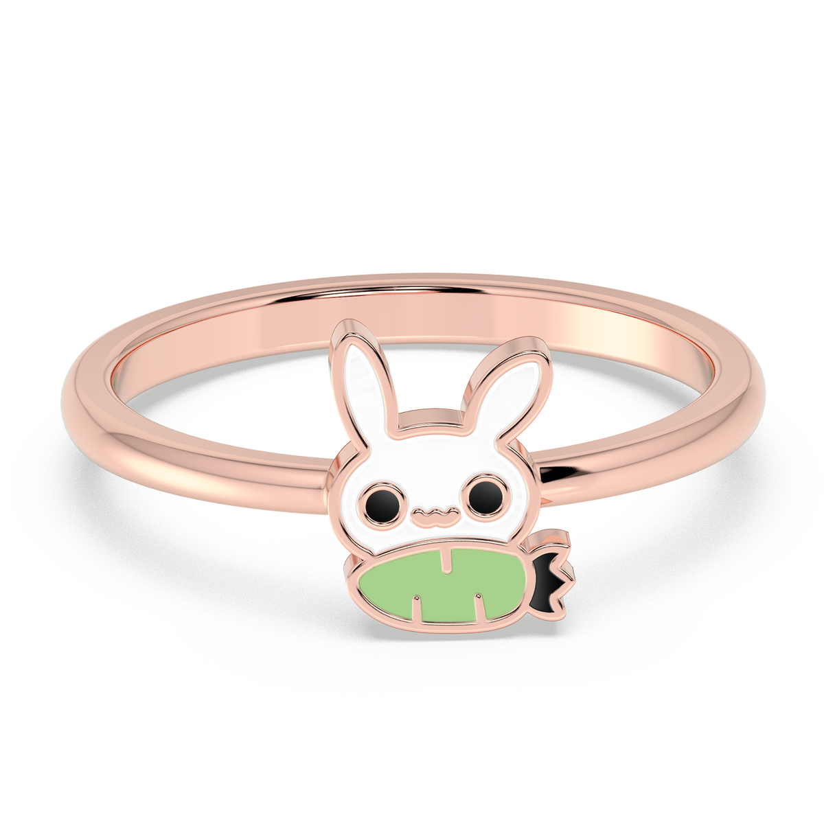 9k gold kids aurora ring