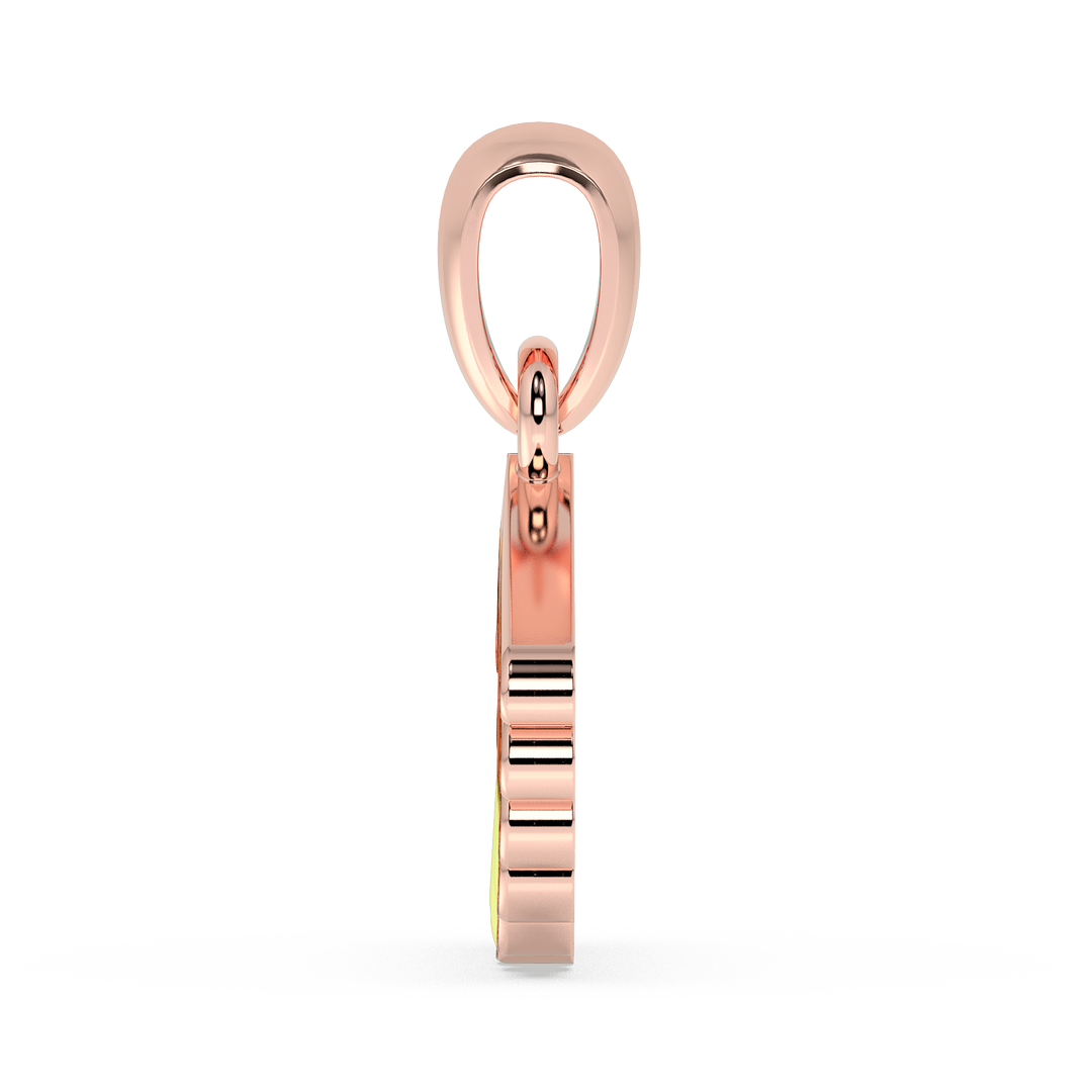 9K Gold Dauphine Pendant