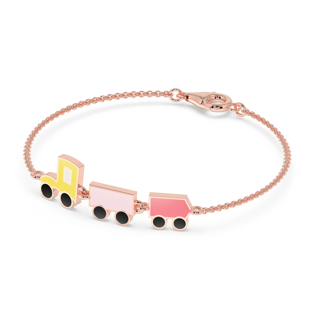 9K Gold Gardenia Bracelet