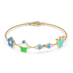 Load image into Gallery viewer, 9K Gold Clover Bracelet
