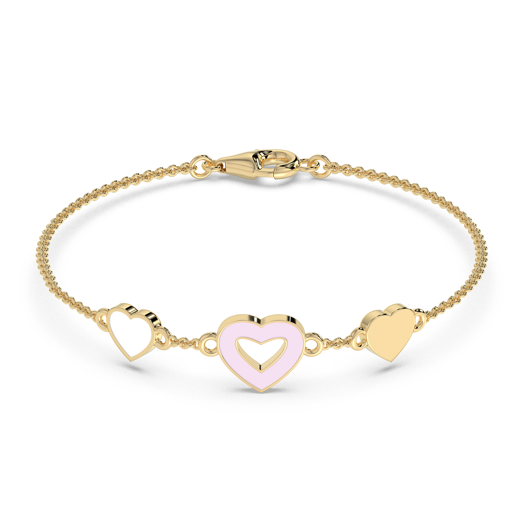 9K Gold Amaryllis Bracelet