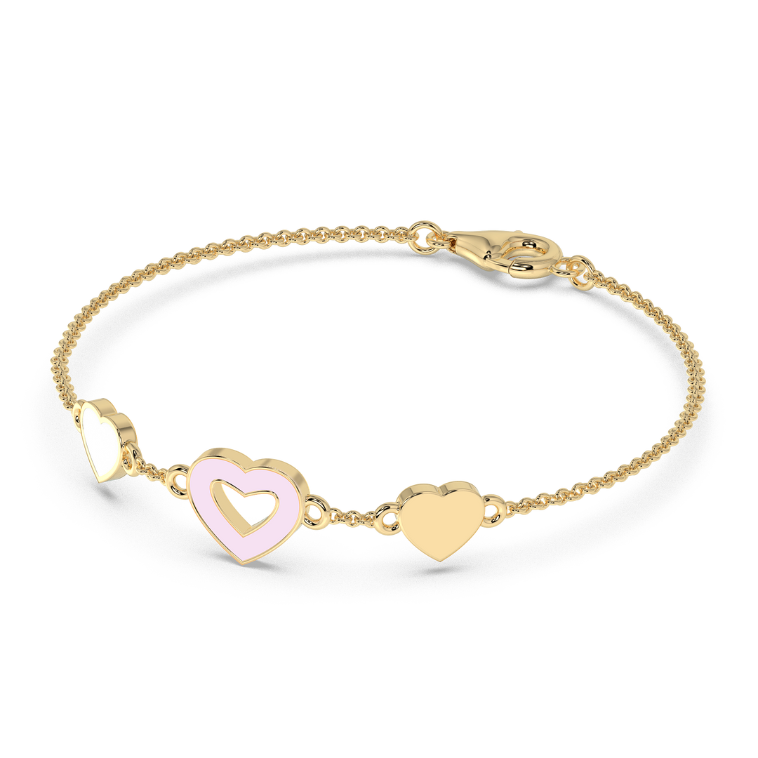 9K Gold Amaryllis Bracelet