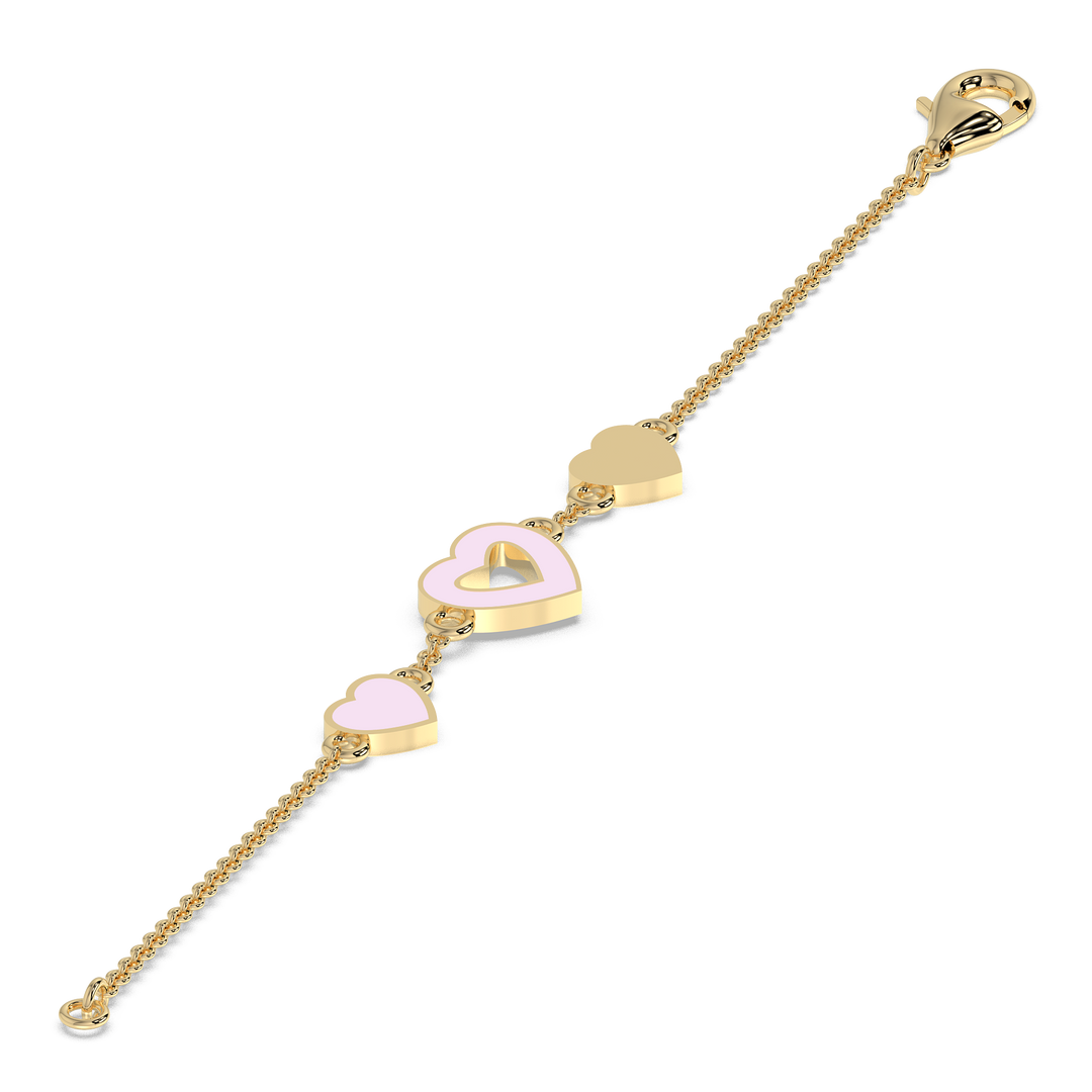 9K Gold Amaryllis Bracelet