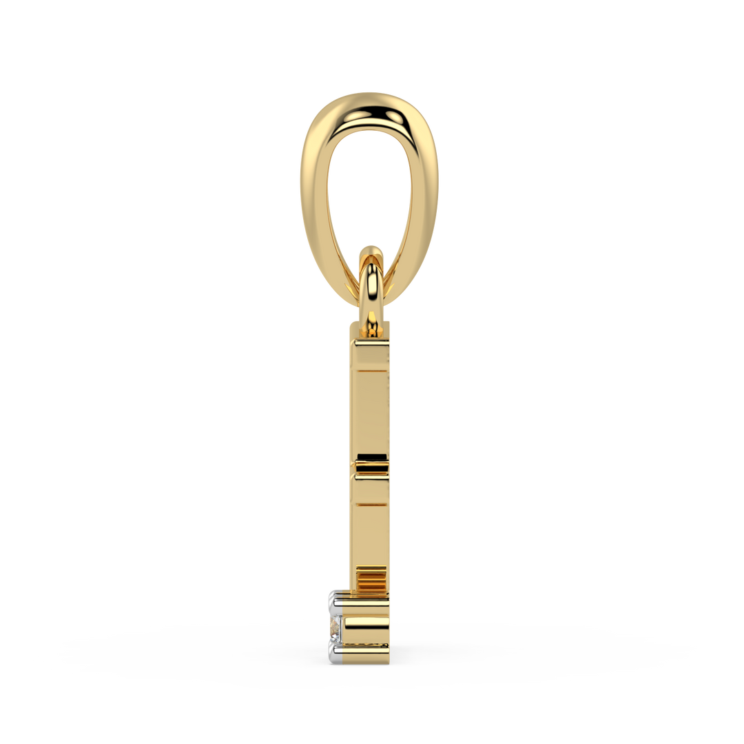 9K Gold Linden Pendant