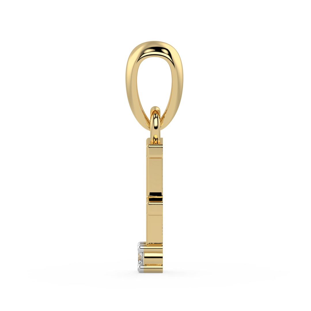 9K Gold Briar Pendant