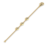 Load image into Gallery viewer, 9K Gold Peony Bracelet
