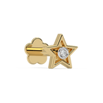 Load image into Gallery viewer, 9K Gold Winsome Nose Pin
