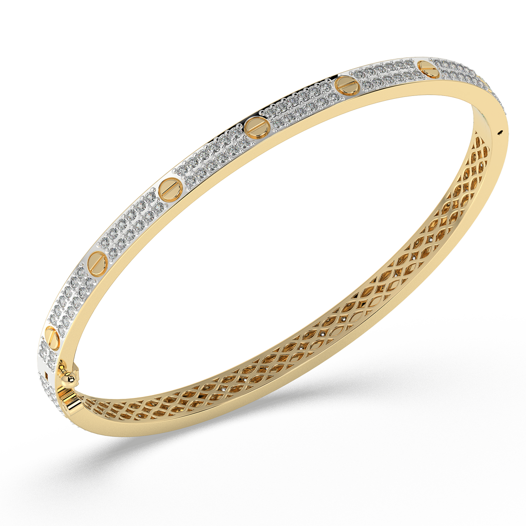 9K Gold Hermione Bangle