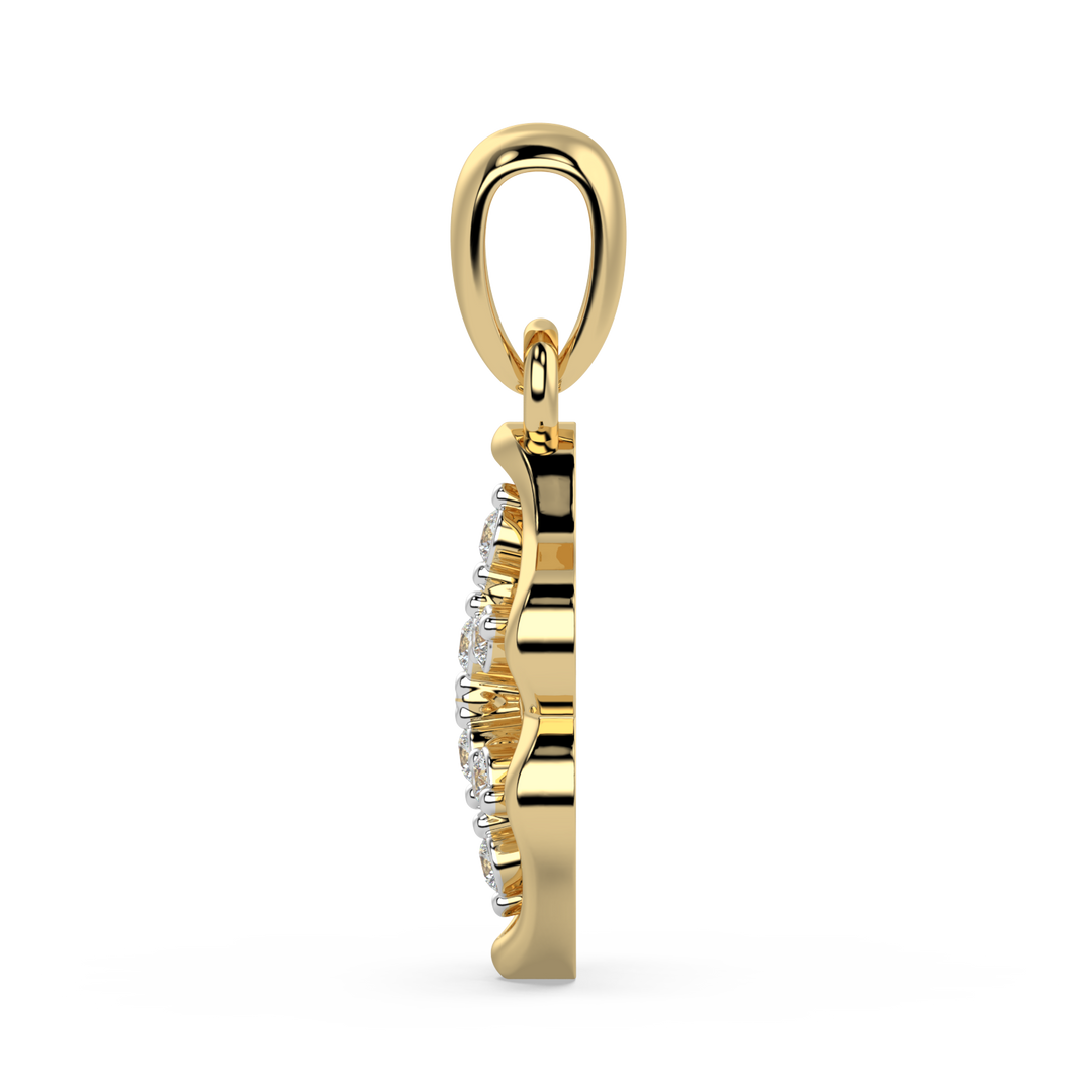 9K Gold Odette Pendant