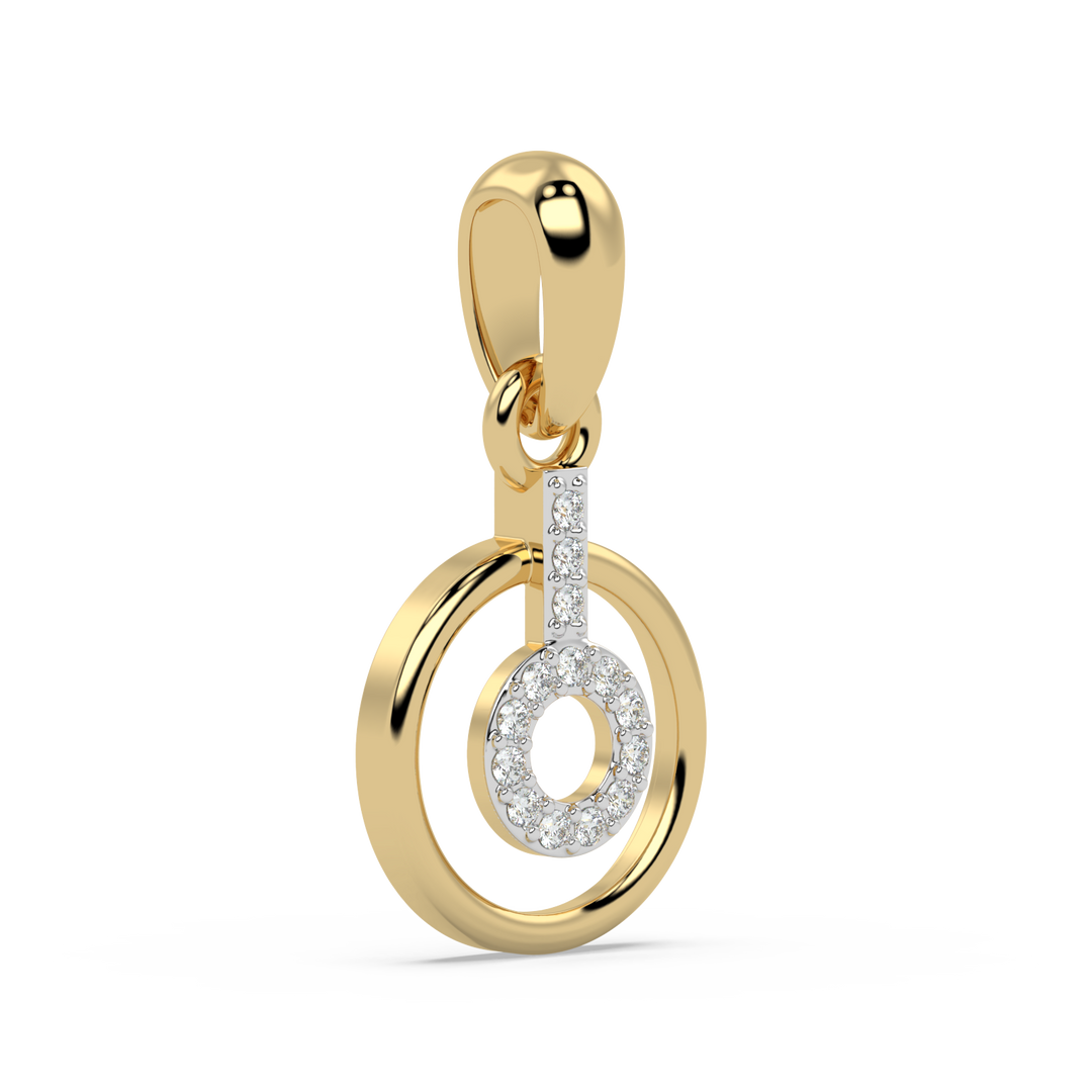 9K Gold Ruby Pendant