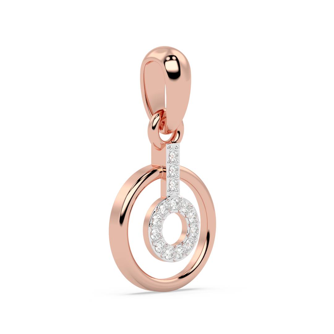 9K Gold Ruby Pendant