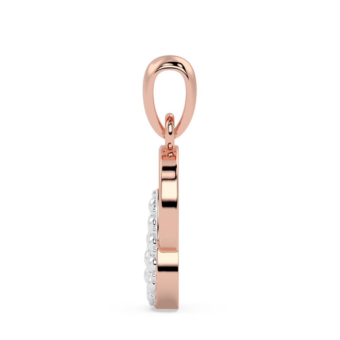9K Gold Gemma Pendant